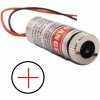Laserový modul s optikou vykresľujúcou kríž - Červený, 4~6mW 12mm 5V