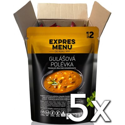 EXPRES MENU Gulášová polievka 5 x 600 g