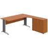OFFICE PRO s.r.o. HOBIS kancelársky stôl pracovný, zostava ľavá - CE 1800 HR L, čerešňa