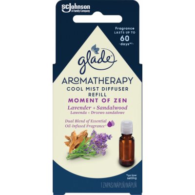 Glade Aromatherapy Cool Mist Diffuser Moment of Zen náplň 17,4 ml