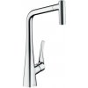 Hansgrohe Metris New - Páková kuchynská batéria 320 s vyťahovacou spŕškou, chróm - 14820000