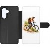 Knižkové puzdro Creative Case 22 Cyklista – Samsung Galaxy A54 5G