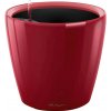 Lechuza Kvetináč Classico Premium LS 28, červená vysoko lesklá, pr. 28 x 26 cm