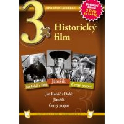 3x DVD - Historický film