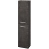 Dreja Vysoká skriňa DOOR SV1D2 35 - D16 Tmavý betón / Úchytka T04 / D16 Tmavý betón / Levé