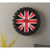 Dizajnové nástenné hodiny Retro UK 40cm