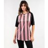 SHIRT TRATTO INTERLOCK ROSA/NERO Tg. XS