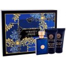 Versace Dylan Blue EDT 50 ml + sprchový gél 50 ml + balzam po holení 50 ml darčeková sada