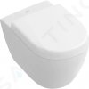 VILLEROY & BOCH - Subway 2.0 Závesné kompaktné WC, DirectFlush, CeramicPlus, alpská biela 5606R0R1