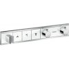 Hansgrohe RainSelect - Termostatická sprchová batéria pod omietku, na 3 výstupy, biela/chróm - 15356400