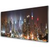 Obraz plexi Noc mesto new york 100x50 cm