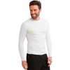 JOBE Mužské lycrové tričko s dlhým rukávom Rash Guard v bielej farbe Veľkosť: M