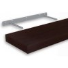 Samonosná polica wenge 59,5x23,5cm
