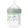 Nuk fľaša dojčenská For Nature s kontrolou teploty hnedá 150 ml
