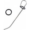 Slave4master Long Beaded Urethral Stretcher, extra dlhý oceľový dilatátor 275 x 8 mm