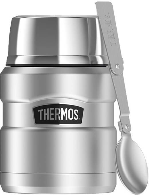 Thermos Style Termoska na jedlo so skladacou lyžicou a šálkou nerez 470 ml