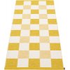 Pappelina Koberec PIX Mustard/Vanilla/Pale Yellow – horčicový, veľkosť koberca 70 x 160 cm