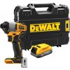 DeWALT DCF840E1T - AKU uťahovač rázový, 18V, XR®, bezuhlíkový, 1/4