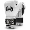 Boxerské rukavice Cleto Reyes Velcro Training - bílá 12oz
