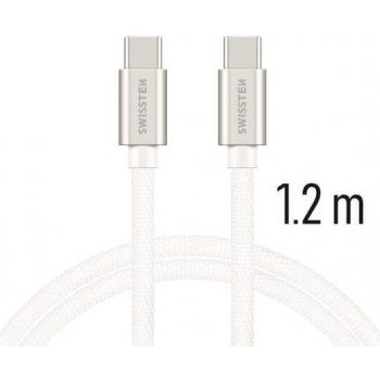 Swissten 71522203 USB - microUSB, 1,2m, stříbrný