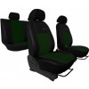 Autopoťahy Exclusive Alcantara zeleno-čierne (Alcantara-koža) Pok-ter
