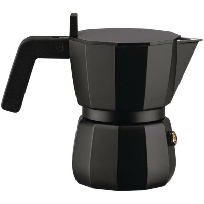 Moka kávovar MOKA 70 ml, čierny, hliník, Alessi