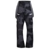 NYHEM - ECO Dámské lehce zateplené lyžařské kalhoty, černá - maskáčový vzo XL maskáčová, černá - maskáčový vzor (black camo), Černá, čierna