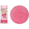 Ružový ozdobný kryštálový cukor - 80 g - FunCakes