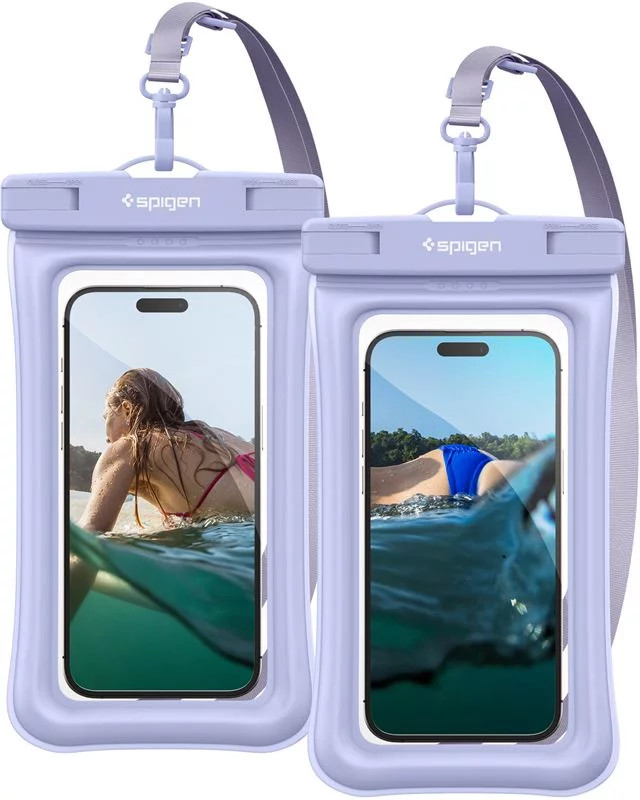 Púzdro Spigen Aqua Shield WaterProof Floating Case A610 2 Pack, aqua modré