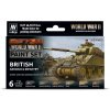 Sada akrylových farieb Vallejo Model Color - British Armour and Infantry from WW2 6x17ml