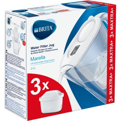 BRITA Marella XL memo bílá 3,5 L (včetně 3 x MX+)