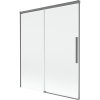 Mexen Rox sprchová stena na vaňu, 2-krídlová zasúvacia 140 x 150 cm, transparentná, gun metal - 8C9-140-001-95-00