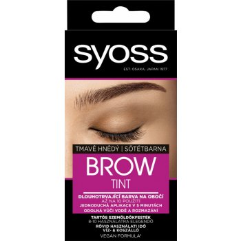 Syoss Brow Tint tmavohnedá farba na obočie 17 ml