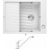 Blanco ELON 45 S biela + excentrické ovládanie + Blanco DARAS biela 517724