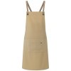 Karlowsky Urban-Nature zástera s trakmi a vreckom pánska dámska béžová - veľkosť UX
