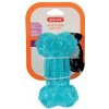 Hračka Zolux TPR POP kost 14 cm tyrkysová