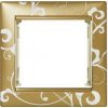 Legrand Valena - Jednoduchý rámik, zlato barokové matné - 770020