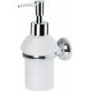 Nástenný dávkovač mydla, manuálny Spirella 0 ml, strieborný