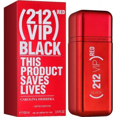 Carolina Herrera 212 VIP Black red L.E. parfumovaná voda pánska 100 ml