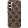 Guess GUHCS24MG4GFBR S24+ S926 hnedý tvrdý obal 4G kovové zlaté logo (GUHCS24MG4GFBR)