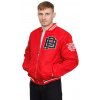 PitBull West Coast - Pánska zimná bunda SILVERING Red L