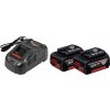 Základná súprava Bosch 2x GBA 18 V 5,0 Ah M-C + GAL 1880 CV 1600A00B8J