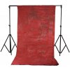 MASSA Mušelínové pozadie 3x6 m, batikované červené