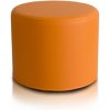INTERMEDIC Taburetka ROLLER - E04 - Oranžová pomaranč (ekokoža)
