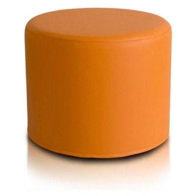 INTERMEDIC Taburetka ROLLER - E04 - Oranžová pomaranč (ekokoža)