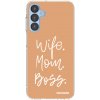 Picasee silikonový průhledný obal pro Samsung Galaxy A15 A156B 5G - Boss Mama