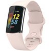 VSETKONAMOBIL 112704 SILICONE Vymeniteľný remienok pre Fitbit Charge 6 / Charge 5 SAND PINK