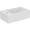 Ideal Standard Tempo - Umývadielko, 37x21 cm, bez prepadu, 1 otvor na batériu vľavo, biela E211301