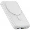 mobilNET Powerbank 10 000 mAh Magnetic 15W so stojanom, biely