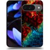 Picasee silikónový čierny obal pre Google Pixel 9 - Universe